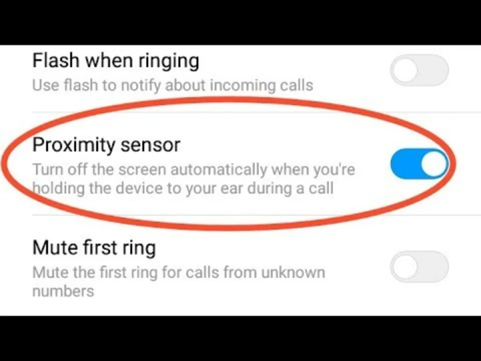 How to Turn Off Proximity Sensor